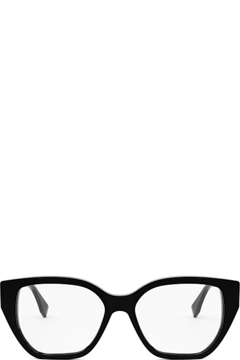 Fendi Eyewear Eyewear for Women Fendi Eyewear Fendi Fe50100i Ff Diamonds 001 Nero Glasses