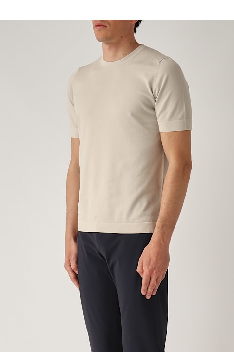 Gran Sasso Clothing for Men Gran Sasso T-shirt M/c Retta In Filo Cotone Organico T-shirt