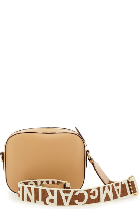 Homeware Stella McCartney Crossbody Bag With Perforated Logo In Faux Leather Woman