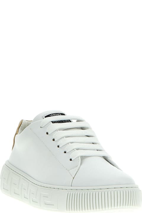 Shoes for Boys Versace 'la Greca' Sneakers
