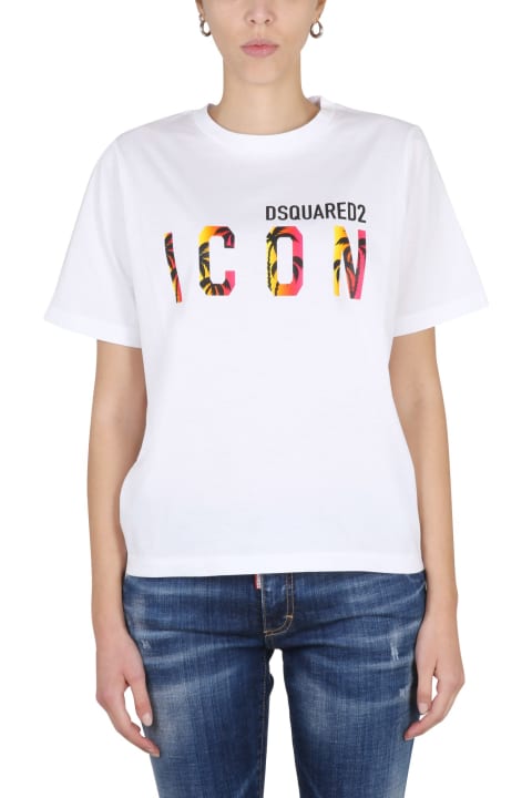 Dsquared2 Topwear for Women Dsquared2 Sunset Easy Icon T-shirt