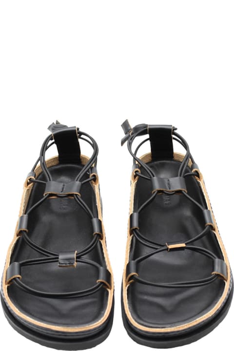 Lemaire Flat Shoes for Women Lemaire Fussbett Spartan Sandal