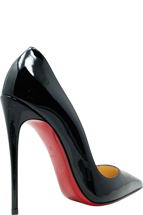 Christian Louboutin High-Heeled Shoes for Women Christian Louboutin Christian Louboutin Black Patent So Kate 120 Pumps