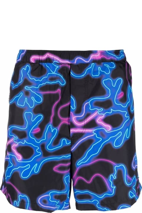 Valentino for Men Valentino Neon-print Swim Shorts