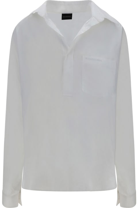 Balenciaga Sale for Women Balenciaga Crinkled Cotton Shirt