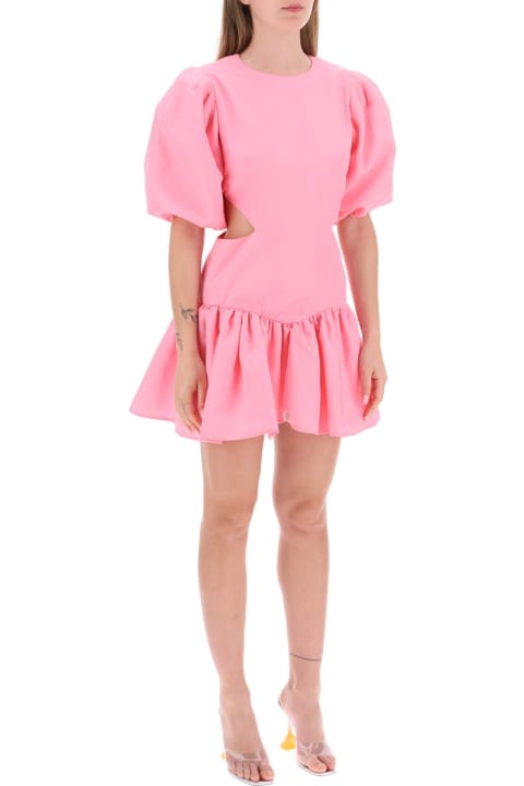 Fashion for Women MSGM Mini Dress With Balloon Sleeves And Cut-outs