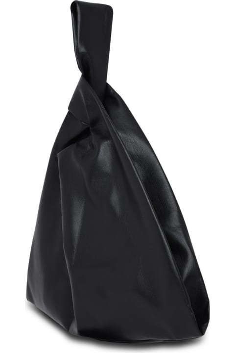 ウィメンズ Nanushkaのトートバッグ Nanushka Black Vegan Leather Jen Bag