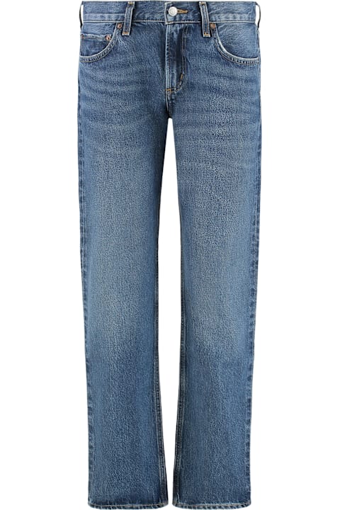 Fashion for Women AGOLDE High-rise Straight Cropped Jeans