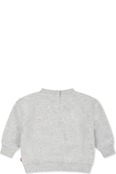 Levi's Sweaters & Sweatshirts for Baby Girls Levi's Grey Sweatshirt For Baby Boy With Bear