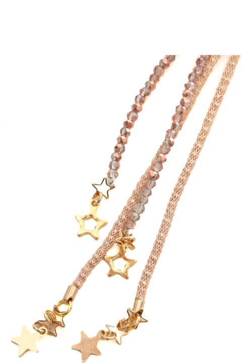 Lorena Antoniazzi Necklaces for Women Lorena Antoniazzi Pink Beaded Necklace