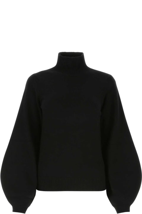 ウィメンズ新着アイテム Chloé Black Cashmere Sweater