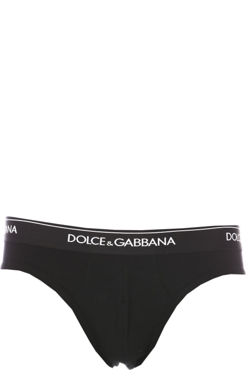 Dolce & Gabbana Underwear for Men Dolce & Gabbana Logo Bipack Brief
