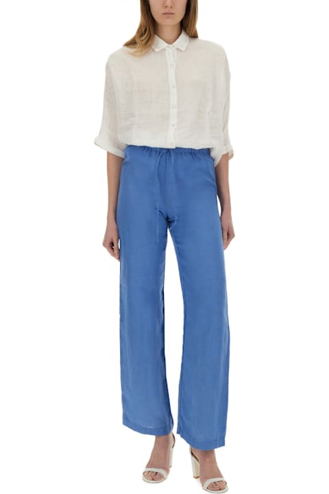 ウィメンズ 120% Linoのパンツ＆ショーツ 120% Lino Linen Pants