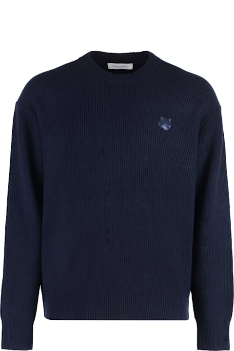 Maison Kitsuné Sweaters for Men Maison Kitsuné Wool-blend Crew-neck Sweater