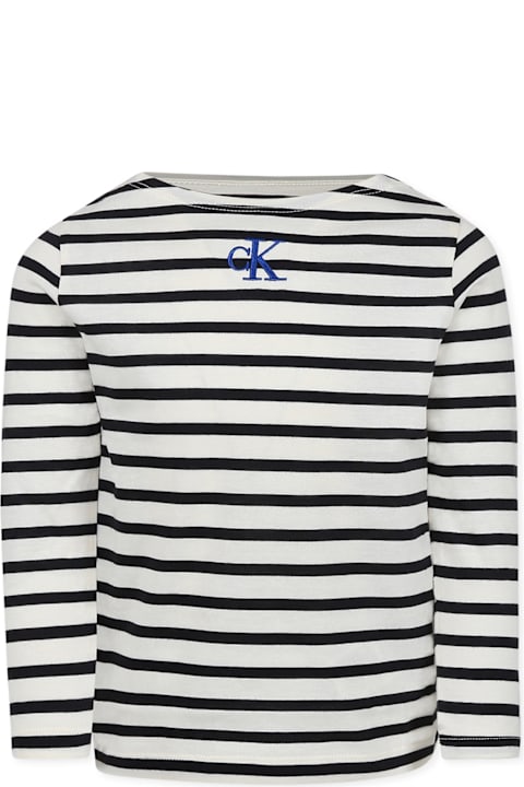 Calvin Klein T-Shirts & Polo Shirts for Girls Calvin Klein Multicolor T-shirt For Boy With Logo