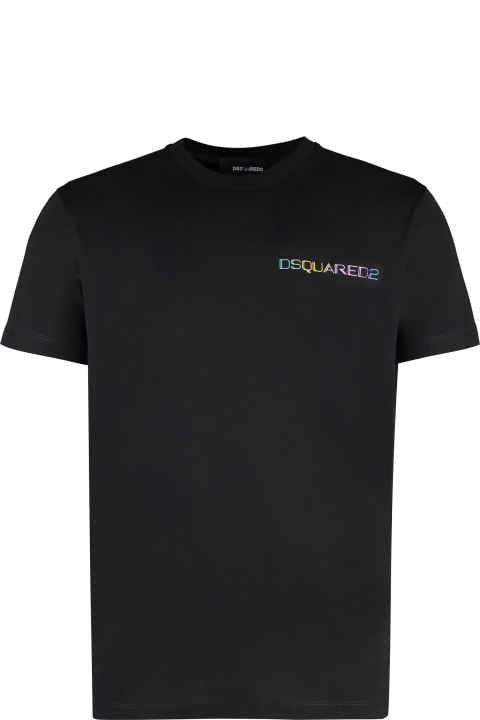Dsquared2 Menのセール Dsquared2 Cotton Crew-neck T-shirt