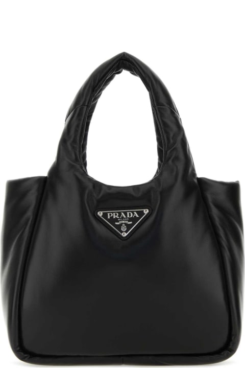 Prada for Women Prada Black Nappa Leather Handbag