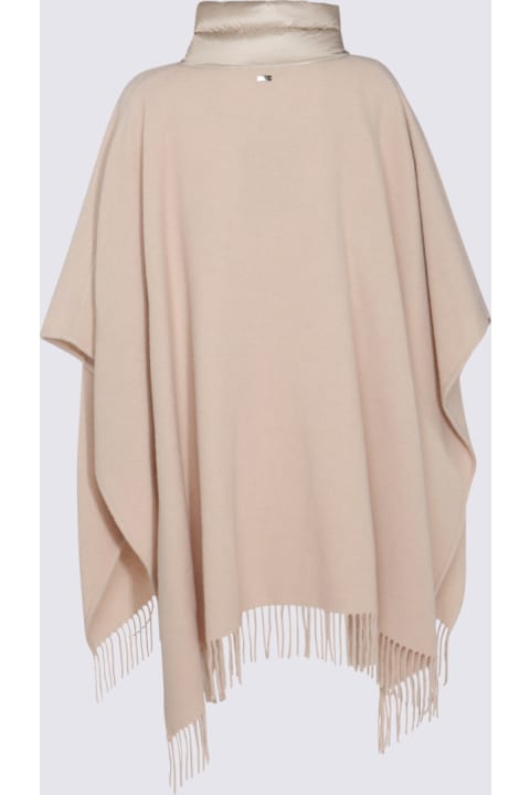 Homeware Herno Beige Wool Capes Herno