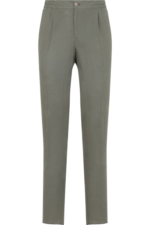 Kiton لـ Kids Kiton Linen Pants