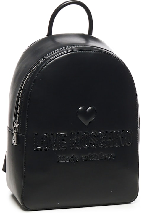 Love Moschino Backpacks for Women Love Moschino Logo Lettering Backpack