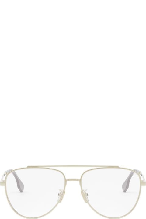 Accessories for Women Fendi Eyewear Aviator Frame Glasses