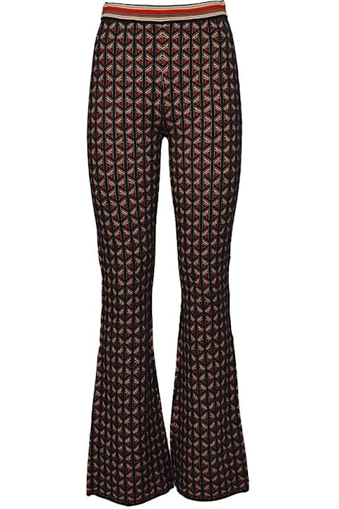 Diane Von Furstenberg Pants & Shorts for Women Diane Von Furstenberg Ashdon Knit Jacquard Pants