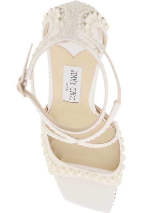 Jimmy Choo Sandals for Women Jimmy Choo Azia 95 Sandals With Pearls
