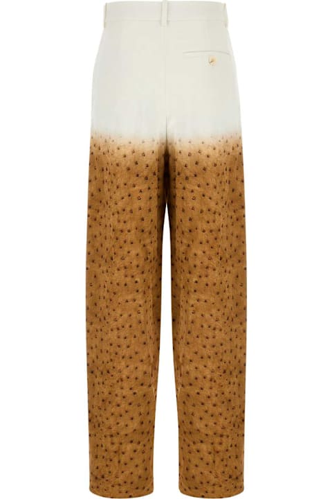 Pants & Shorts for Women Loewe Printed Crepe Pant