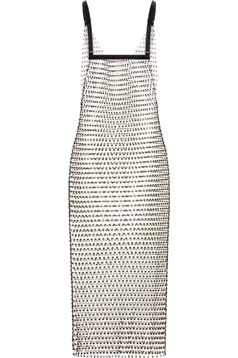 ウィメンズ新着アイテム Rotate by Birger Christensen 'tadita' Midi Crystal Net Slip Dress Woman Rotate