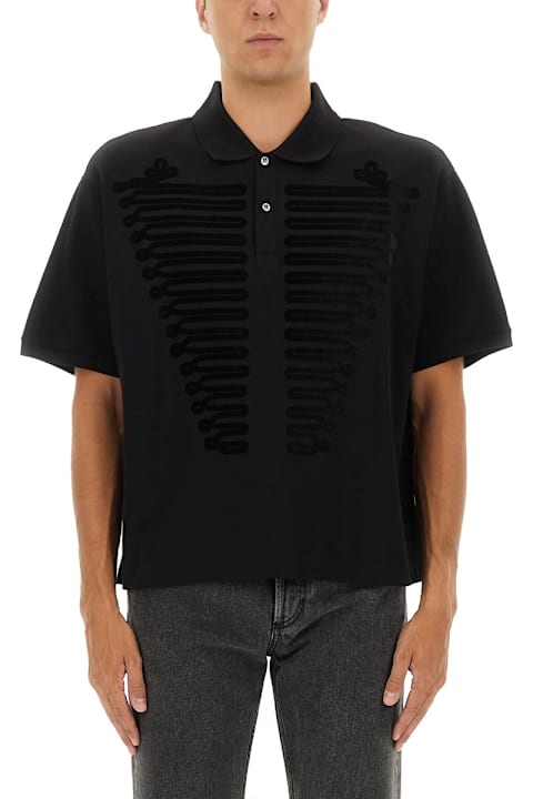 Alexander McQueen for Kids Alexander McQueen Polo Shirt "ceremonial Boxy"