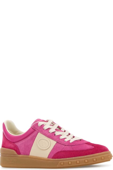 Shoes for Women Valentino Garavani Multicolor Suede Upvillage Sneakers