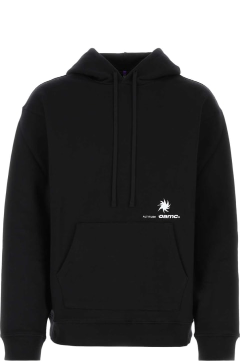 OAMC Fleeces & Tracksuits for Men OAMC Black Cotton Oversize Sweatshirt