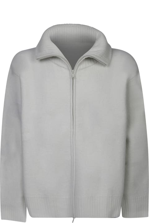 メンズ Studio Nicholsonのコート＆ジャケット Studio Nicholson Iwaki White Pullover Polo Shirt