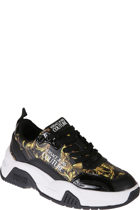 Couture Printed Logo Sneakers