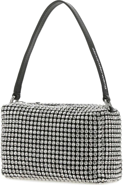 Bags Sale for Women Alexander Wang Embellished Fabric Medium Heiress Handbag