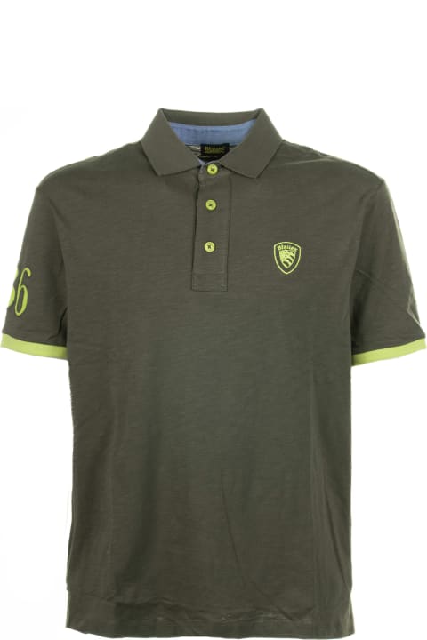 Blauer Topwear for Men Blauer Polo 36 With Short Sleeves Green