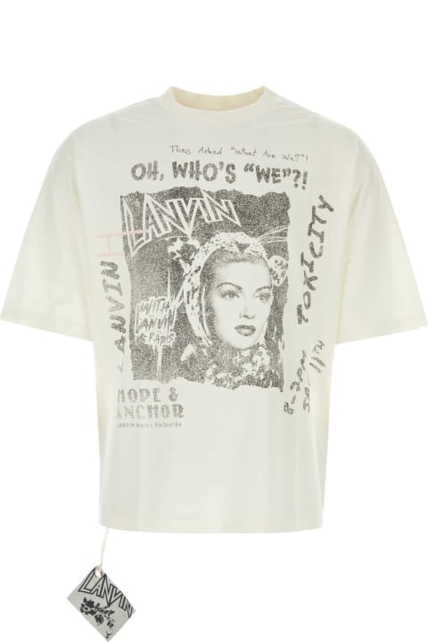 Sale for Men Lanvin White Cotton Lanvin X Future T-shirt