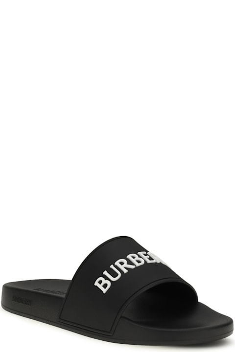 Burberry Logo Slippers