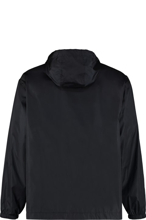 Coats & Jackets for Men Versace Hooded Windbreaker