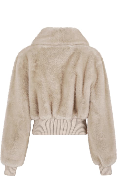 Pinko Bagels Bomber Similpelliccia