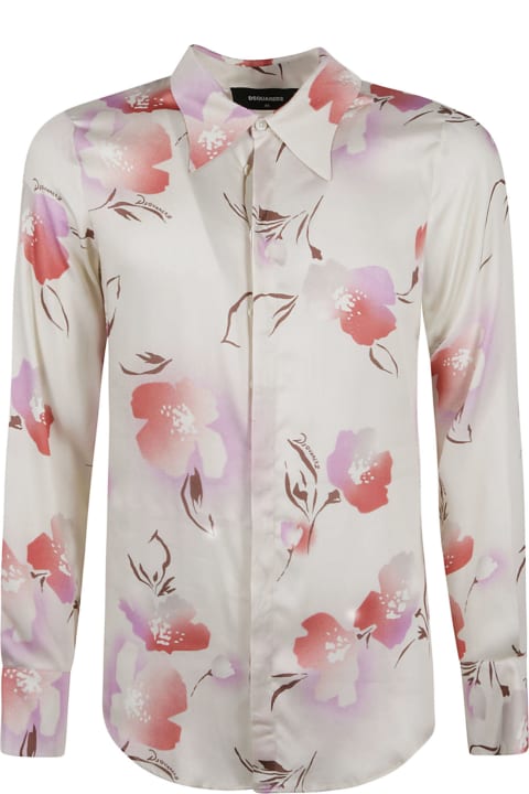 Fashion for Men Dsquared2 Fly-flower 70's Shirt