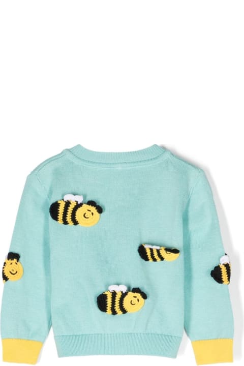 Sweaters & Sweatshirts for Baby Girls Stella McCartney Kids Cardigan Con Applicazione