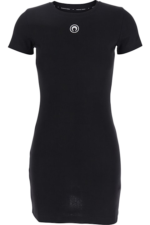 Marine Serre for Women Marine Serre Moon Logo Jersey T-shirt Dress