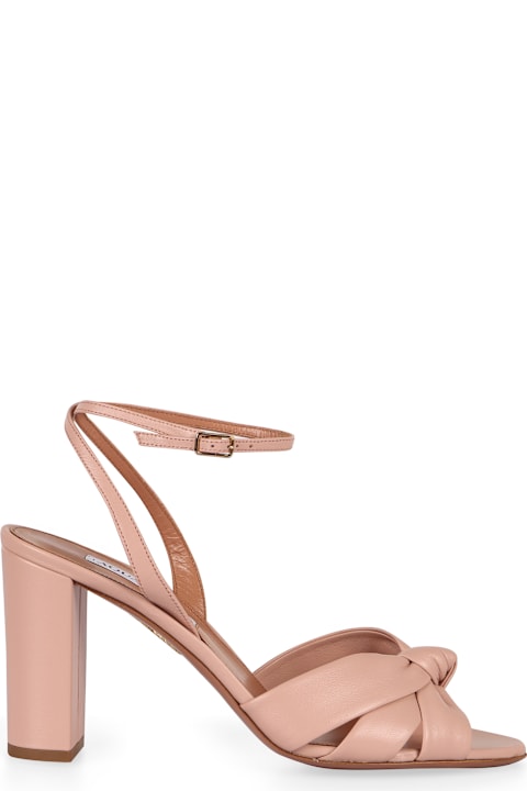 サンダル・ミュール BOTTEGA VENETA Pink Satin Stretch Mules Bottega Veneta Pink Satin Stretch Mule – LOZURI®