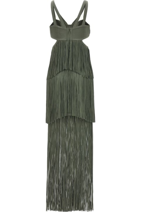 ウィメンズ Hervé Légerのウェア Hervé Léger 'strappy Tiered Fringe' Dress