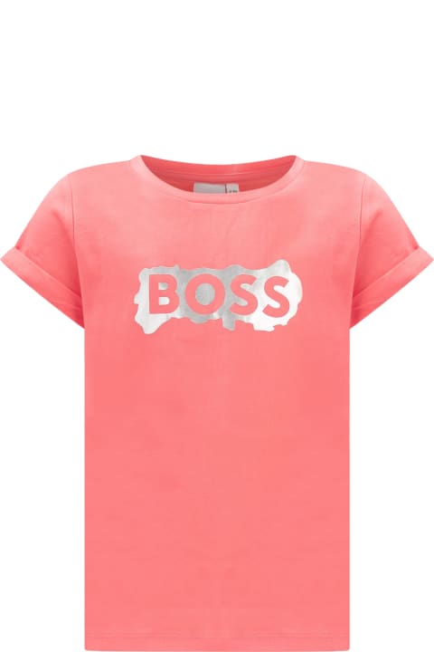 Hugo Boss T-Shirts & Polo Shirts for Girls Hugo Boss T-shirt With Print