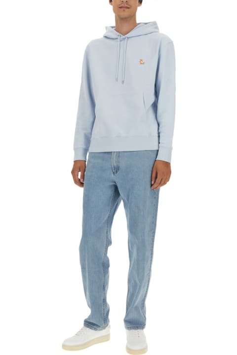 Homeware Maison Kitsuné Sweatshirt With Logo Patch