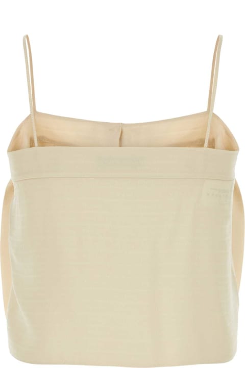 Underwear & Nightwear for Women Prada Sand Silk Top