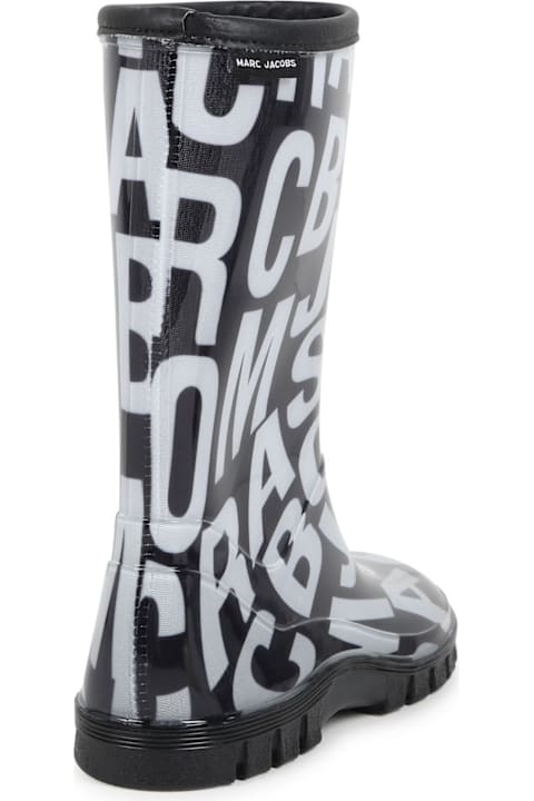 Marc Jacobs Shoes for Girls Marc Jacobs Logo Monogrammed Rain Boots