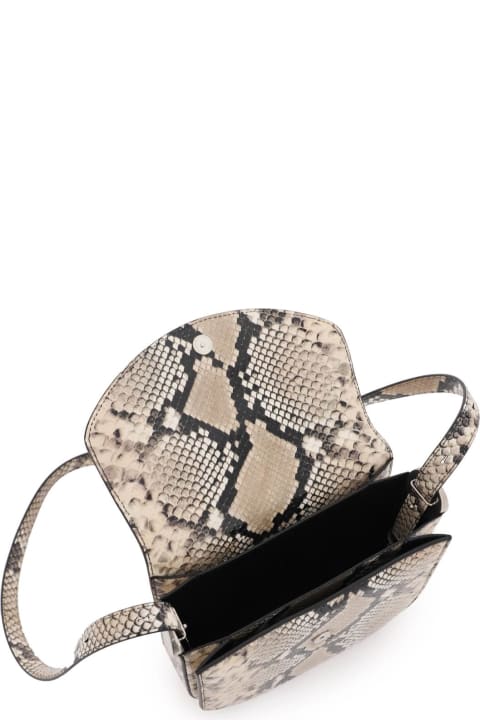 Jil Sander Python Leather Coin Shoulder Bag With Textured Jil Sander Python Leather Coin Shoulder Bag With Textured